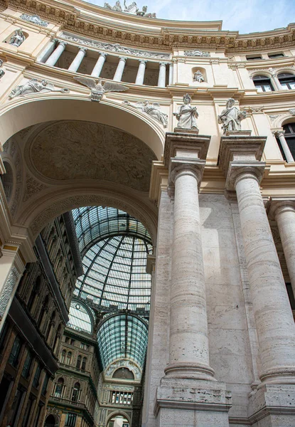 Magnífico Interior Galleria Umberto Nápoles Italia —  Fotos de Stock