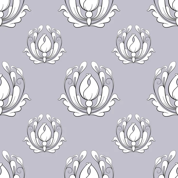 Abstract Seamless Floral Pattern Vector Illustration Background — Stock Vector