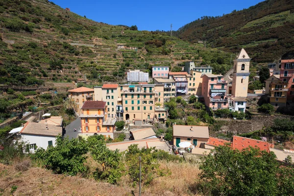 Widok Manarola Cinque Terre Liguria — Zdjęcie stockowe