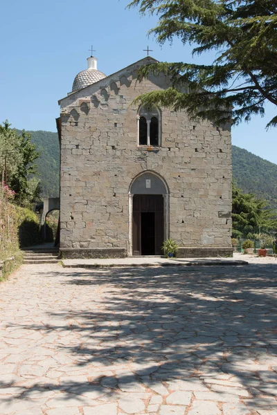 Santuario Nostra Signora Della Salute Manarola Volasta Cinque Terre — ストック写真