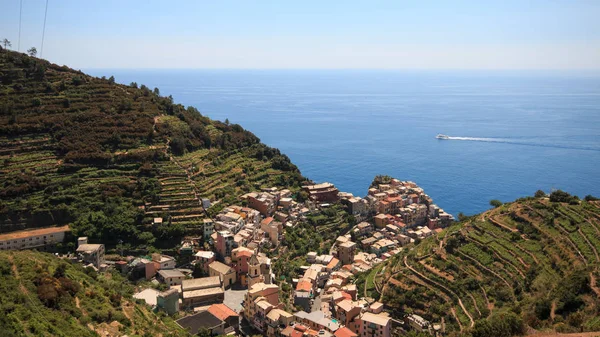 Hermosa Vista Manarola Cinque Terre — Foto de Stock