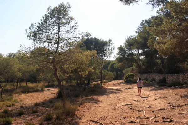 Weg Nach Cala Macara Die Insel Menorca Balearen — Stockfoto