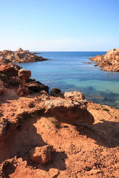 Sonnenuntergang in Cala Pregonda — Stockfoto