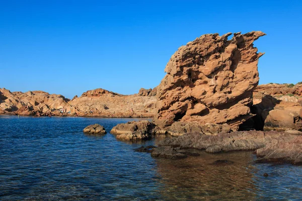 Puesta de sol en Cala Pregonda —  Fotos de Stock