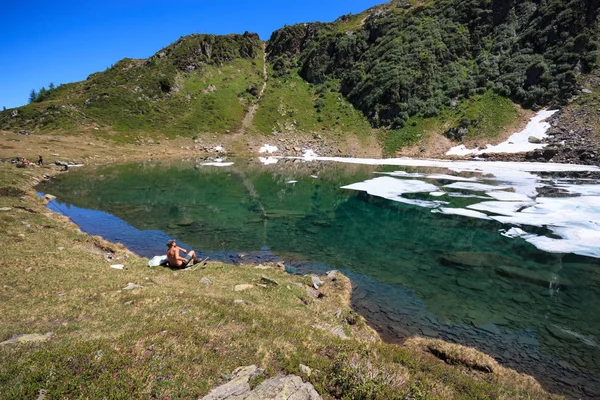 Jezero Prato - Švýcarsko — Stock fotografie