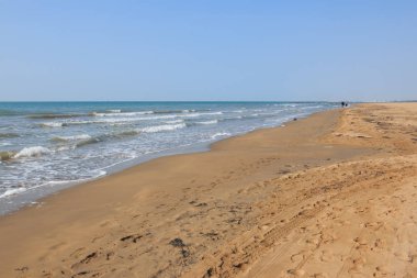 Bibione plajının güzel manzarası