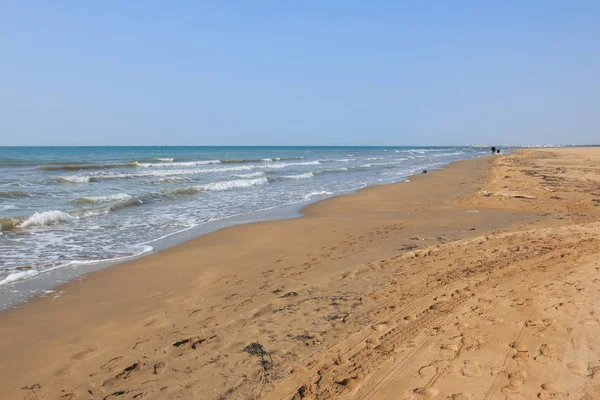 Prachtig Uitzicht Bibione Strand — Stockfoto