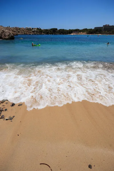 Mooi Strand Met Blauwe Lucht — Stockfoto