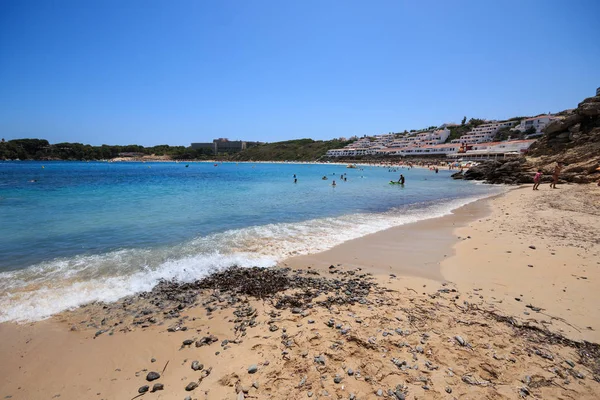 Belle Plage Avec Ciel Bleu — Photo