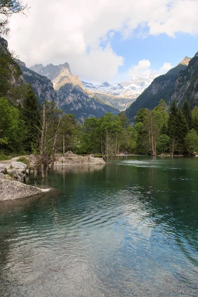 Krásná Krajina Řeka Údolí Mello Lombardie — Stock fotografie