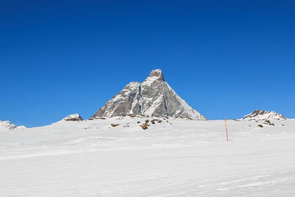 Télen Matterhorn Hegyre — Stock Fotó