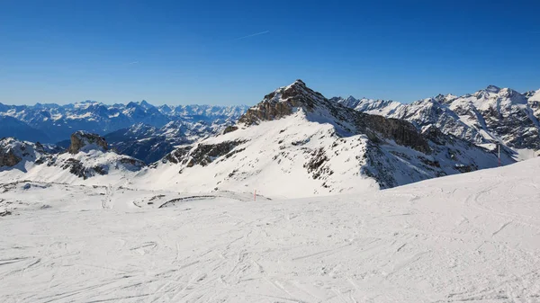 Valtournenche Sípálya — Stock Fotó