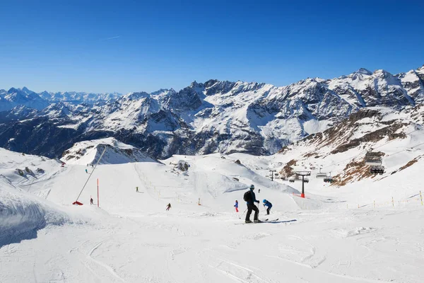 Valtournenche Sípálya — Stock Fotó