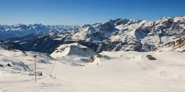 Valtournenche Sípálya — Stock Fotó