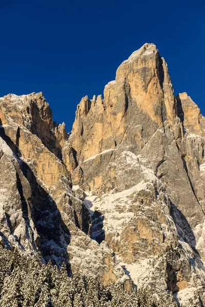 Sass Maor Pale San Martino Grupp Fotograferad Från Val Canali — Stockfoto