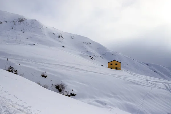 Cabane Dans Les Nuages Sur Artavaggio Alpes Orobie — Photo