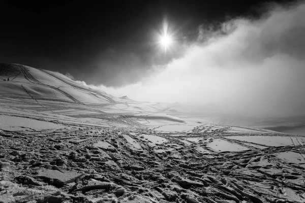 Sol Nubes Piani Artavaggio Orobie Alpes —  Fotos de Stock