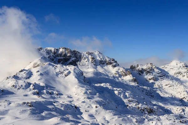 Panorama Invierno Desde Cima Piazzo Orobie Alpes —  Fotos de Stock