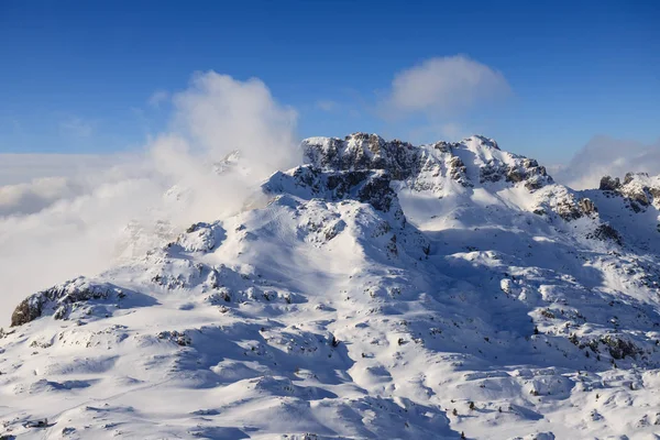 Panorama Invierno Desde Cima Piazzo Orobie Alpes —  Fotos de Stock