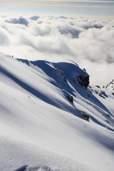 Winter Panorama Top Piazzo Orobie Alps — стоковое фото