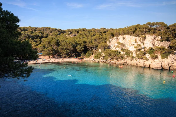 Belle Vue Sur Cala Macarella Île Minorque Îles Baléares — Photo