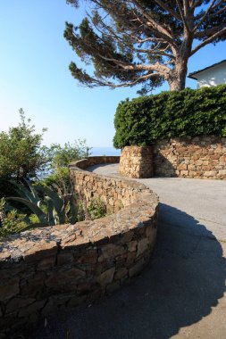 güzel Arenzano manzarası (Liguria)