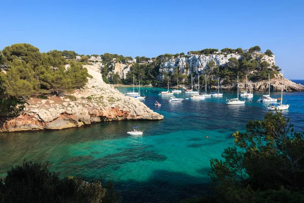 Cala Galdana Bay Ilha Menorca Ilhas Baleares — Fotografia de Stock