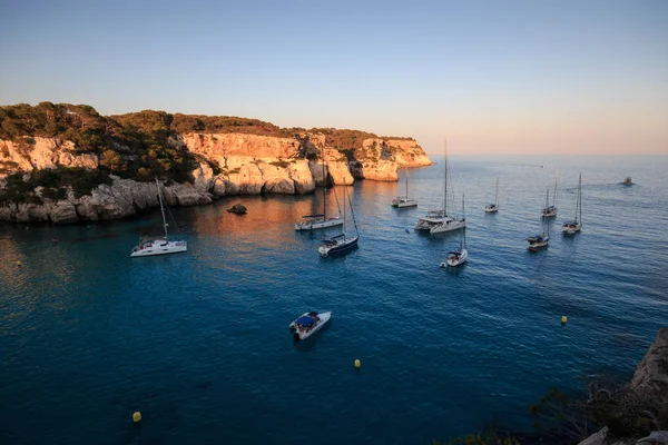 Cala Macarella Ilha Menorca Ilhas Baleares — Fotografia de Stock