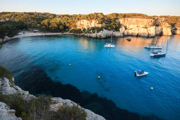 Cala Macarella Ilha Menorca Ilhas Baleares — Fotografia de Stock