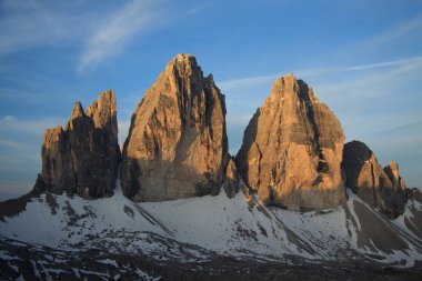 Üç Lavaredo - Dolomites doruklarına