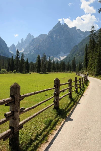 Val Fiscalina Dolomites Sesto — Stok Foto