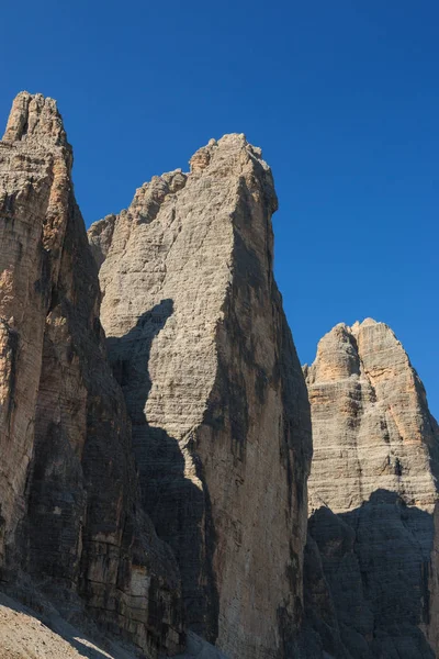 Три Вершини Lavaredo Доломітові Альпи — стокове фото