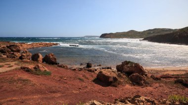 Cala Pregonda - Menorca Adası (Balear Adaları)