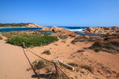 Cala Pregonda - Menorca Adası (Balear Adaları)