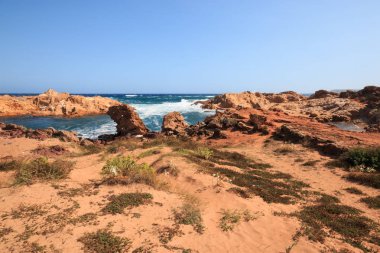 Cala Pregonda - Menorca Adası (Balear Adaları)