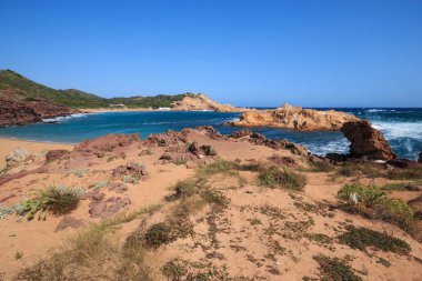 Cala Pregonda - Menorca Adası (Balear Adaları)