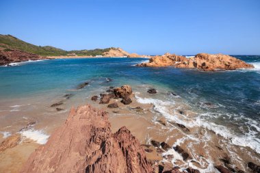 Cala Pregonda - Menorca Adası (Balear Adaları)