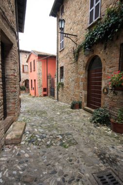 castell'arquato, Piacenza il eski bir ortaçağ köyü