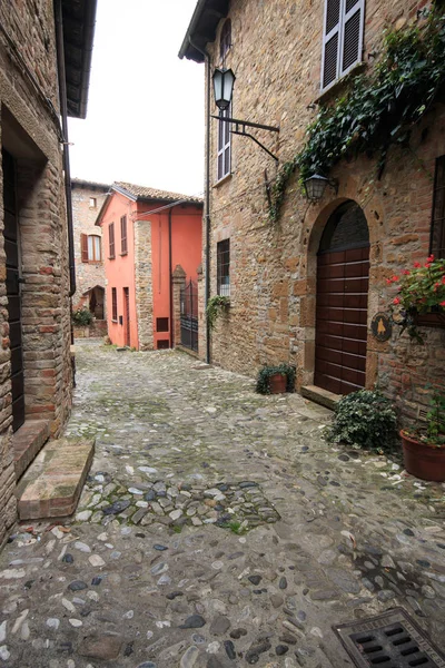 Castell Arquato Piacenza의 지방에서 — 스톡 사진