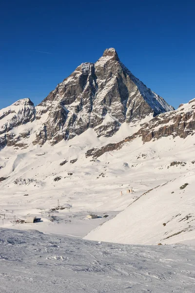 Cervin Des Pistes Ski Valtournanche — Photo