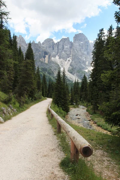 Paisaje Val Venegia Dolomitas — Foto de Stock