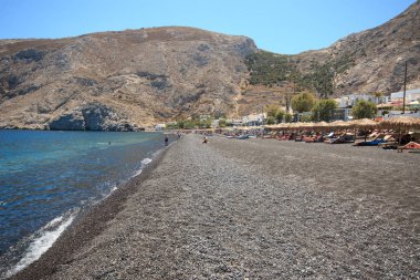 Kamari beach - Santorini Adası