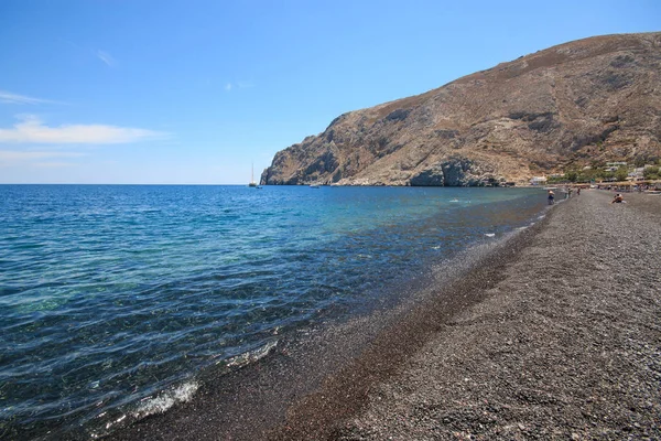 Kamari Strand Santorini Insel — Stockfoto