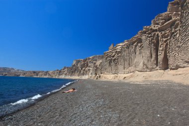 spiaggia di Vlychada - Santorini