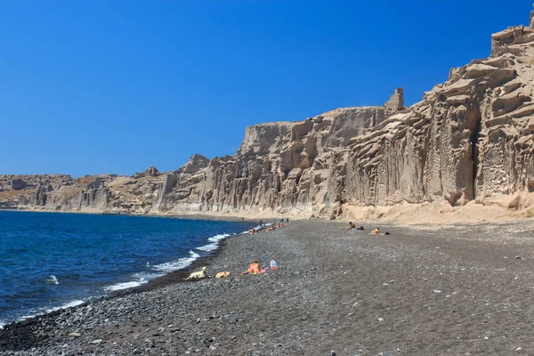 Spiaggia Vlychada Santorini — Stok fotoğraf