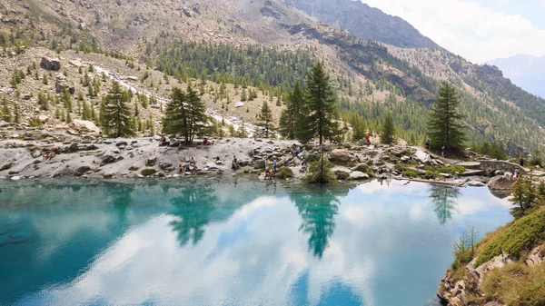 Lac Bleu Vallée Ayas — Photo