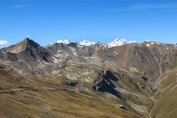 Mountain Bike Track Blesaccia Summit Livigno — Stock Photo, Image