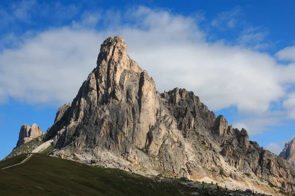 Monte Gusela Passo Giau Colle Santa Lucia Dolomiti — стокове фото