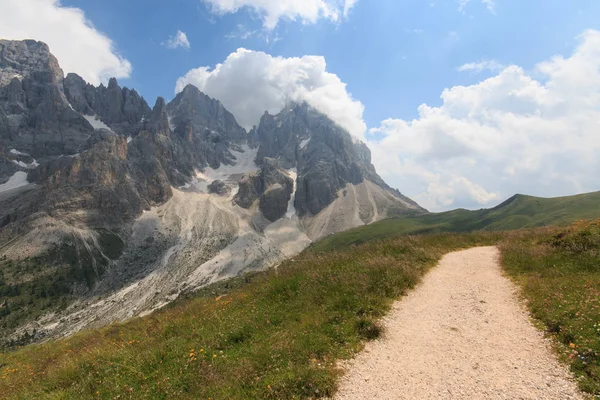 Path Segantini Hut Dolomites — Stock Photo, Image