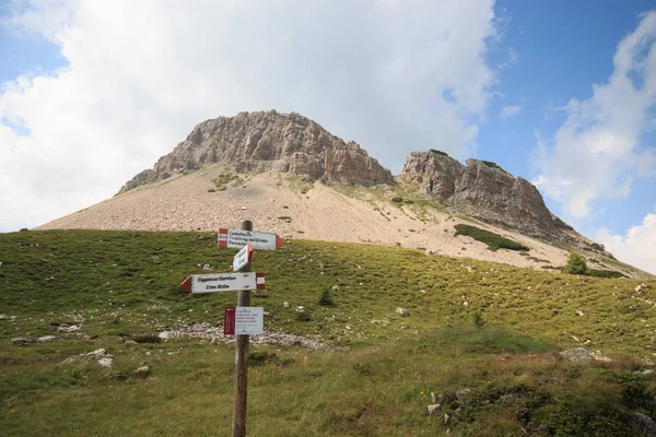 Path Segantini Hut Dolomites — Stock Photo, Image